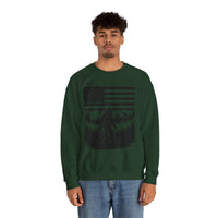 Bigfoot American Flag Crewneck Sweatshirt