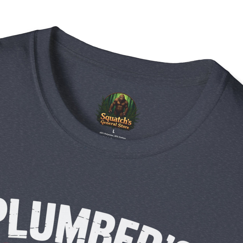 Plumber's Wife Funny Quote T-Shirt | Tradeswoman Spouse Shirt