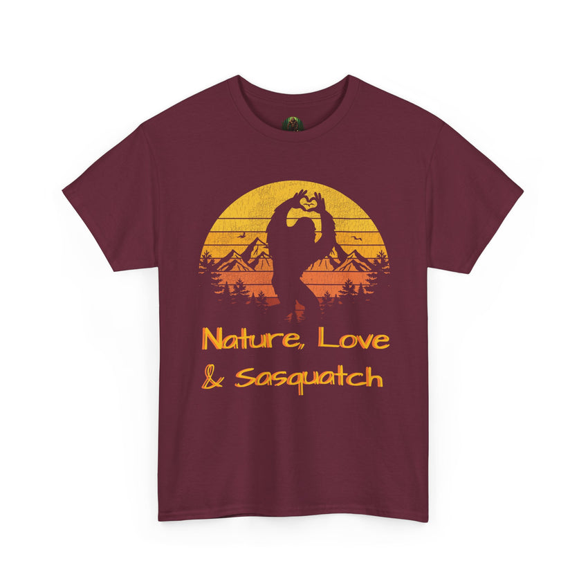 Nature,Love & Sasquatch Tshirt