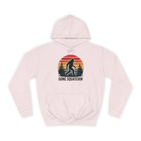 Retro Bigfoot Hoodie - "Gone Squatchin"