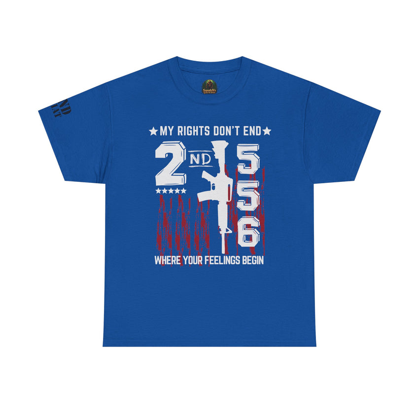 Unisex Heavy Cotton Tee with Empowering Gun Rights graphics