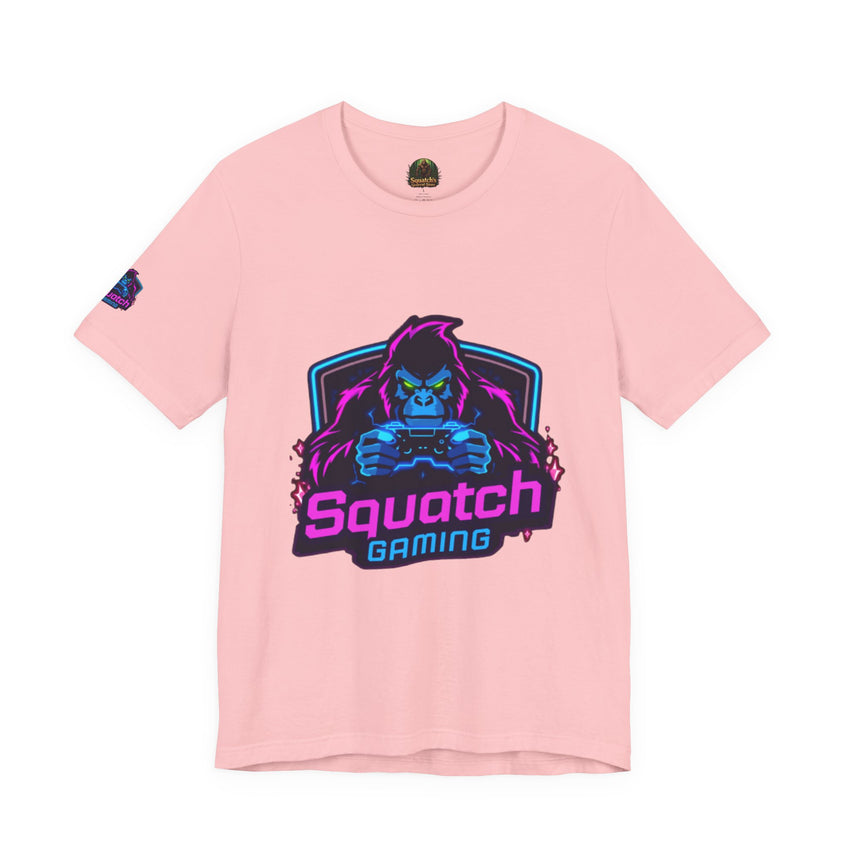 Squatch Gaming Logo Tee | Gamer Badge T-Shirt