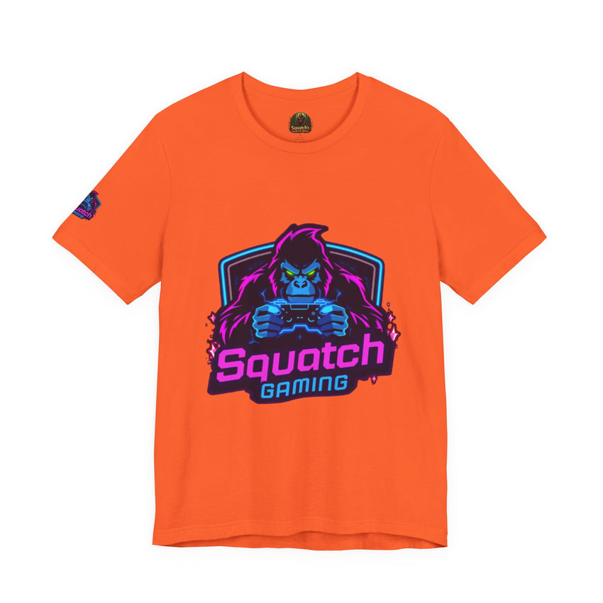 Squatch Gaming Logo Tee | Gamer Badge T-Shirt