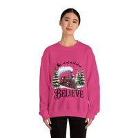 Believe in Santa train sweatshirt , Do you believe?