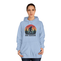 Retro Bigfoot Hoodie - "Gone Squatchin"