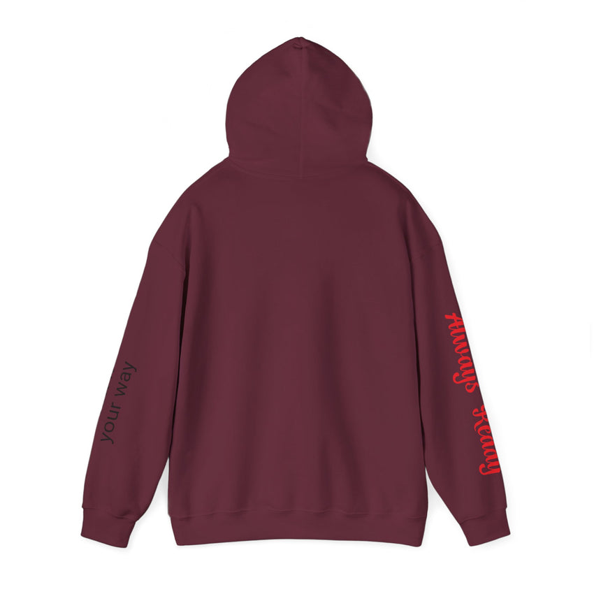 Proud Firefighter Hooded Sweatshirt  Unisex Heavy Blend