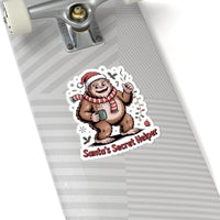 Santa's Secret Helper Kiss-Cut Stickers - Perfect for Holiday Cheer and Gifting