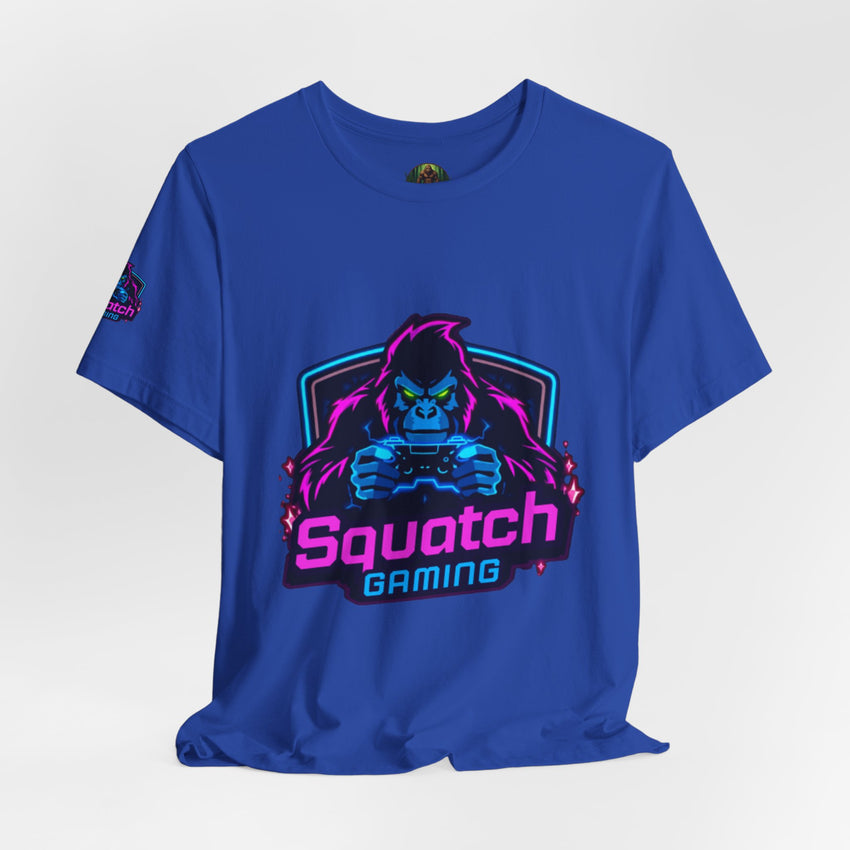 Squatch Gaming Logo Tee | Gamer Badge T-Shirt