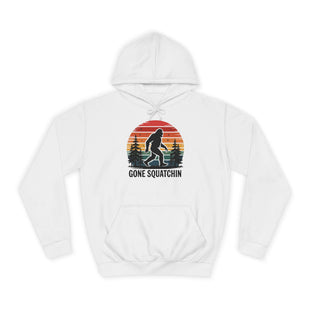 Retro Bigfoot Hoodie - "Gone Squatchin"