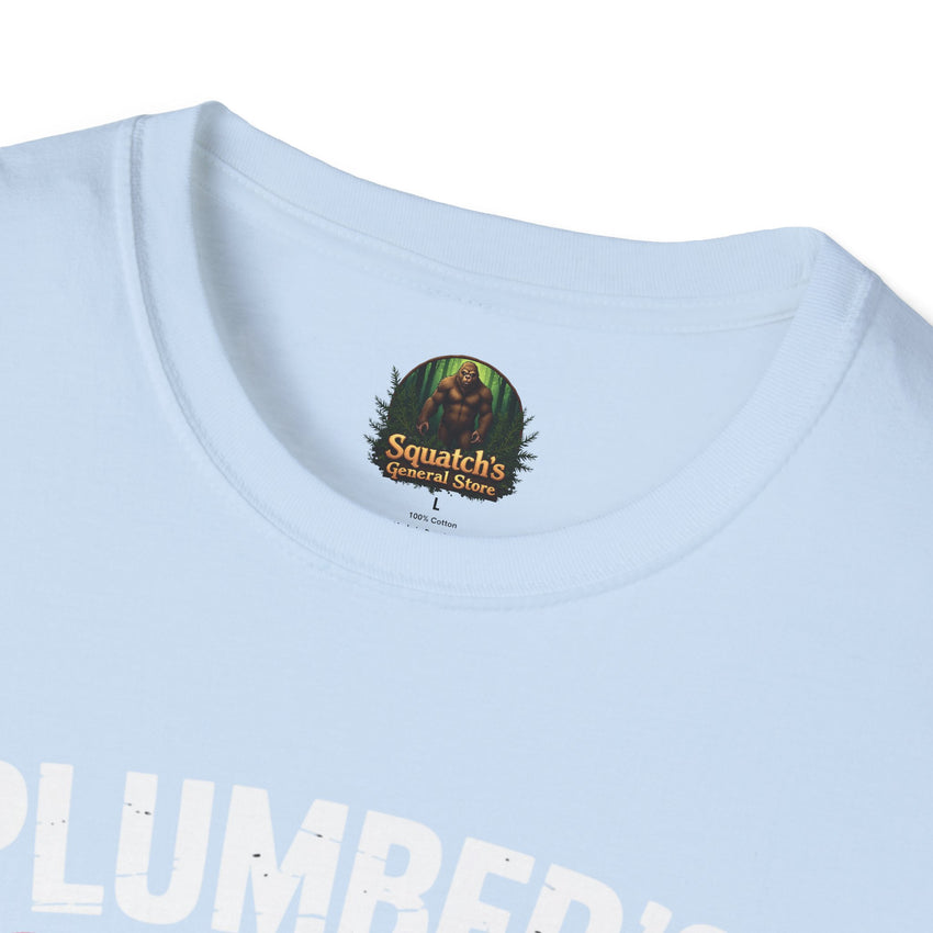 Plumber's Wife Funny Quote T-Shirt | Tradeswoman Spouse Shirt