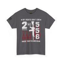 Unisex Heavy Cotton Tee with Empowering Gun Rights graphics