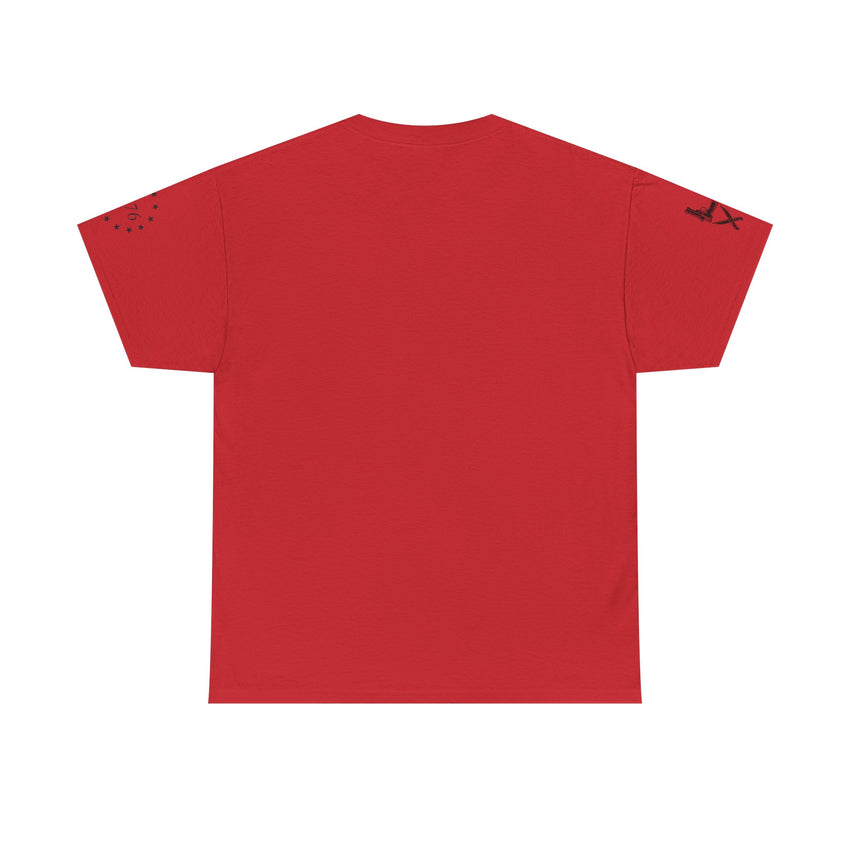 Patriotic Unisex Heavy Cotton Tee - 'We Will Keep Our God, Our Guns, and Our Constitution!'