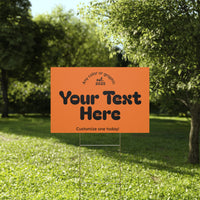 Customizable Plastic Yard Sign for Celebrations, Events, Birthdays, Announcements, or Home Decor