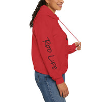 Gone Fishin' Bigfoot Hoodie - Unisex Heavy Blend™ Sweatshirt for Nature Lovers