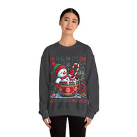 Im fine snowman Christmas sweatshirt