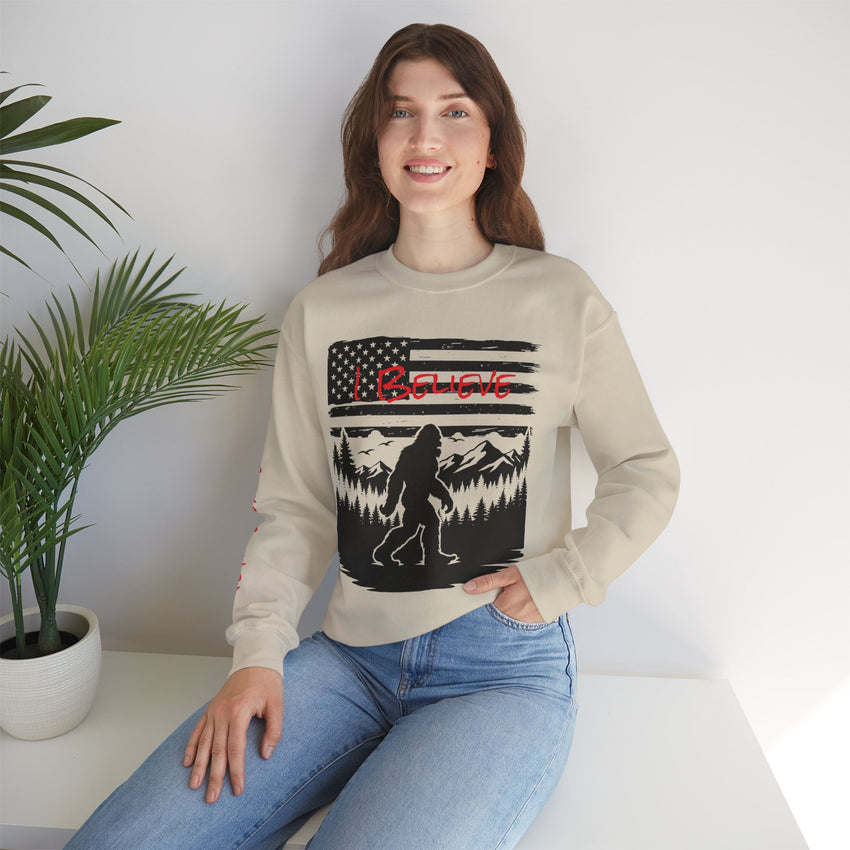 Bigfoot Believer Unisex Crewneck Sweatshirt