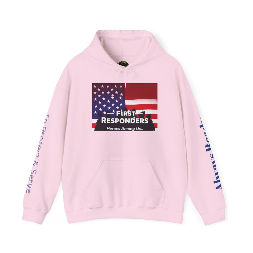 First Responders Unisex Hoodie - Honor, Support & Unite