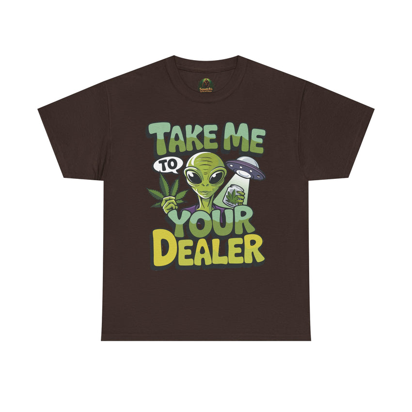 Alien Humor T-Shirt - Funny Graphic Tee for UFO Lovers