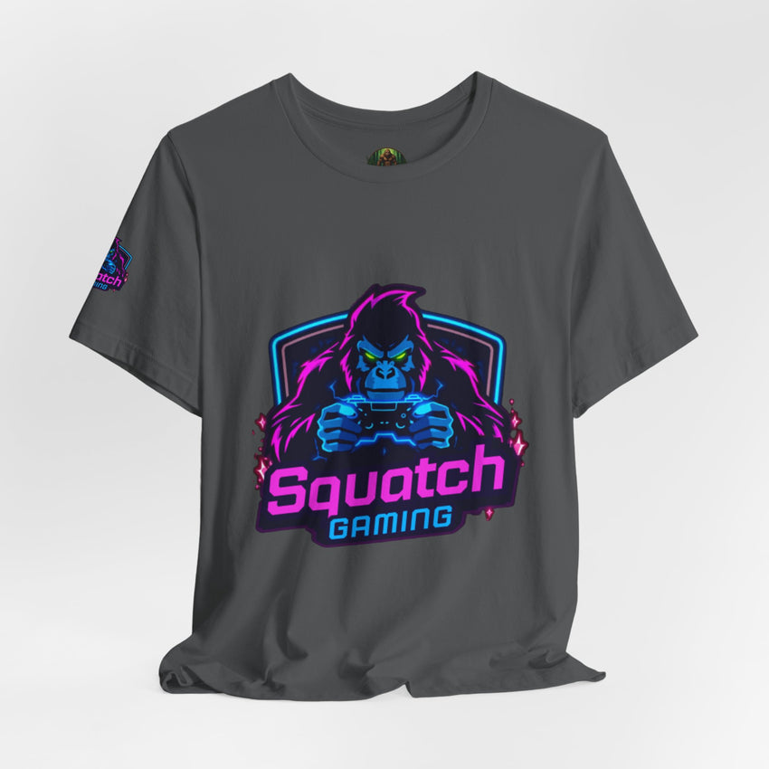 Squatch Gaming Logo Tee | Gamer Badge T-Shirt
