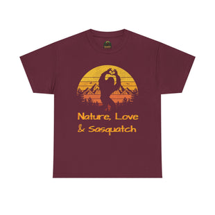 Nature,Love & Sasquatch Tshirt