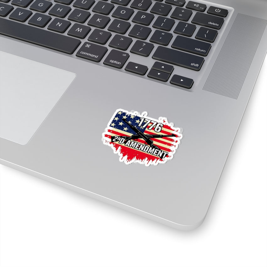 Patriotic 2nd Amendment Kiss-Cut Stickers - Reflect Your Rights
