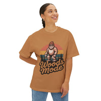 Retro Bigfoot Woods Mode Unisex Oversized Tee