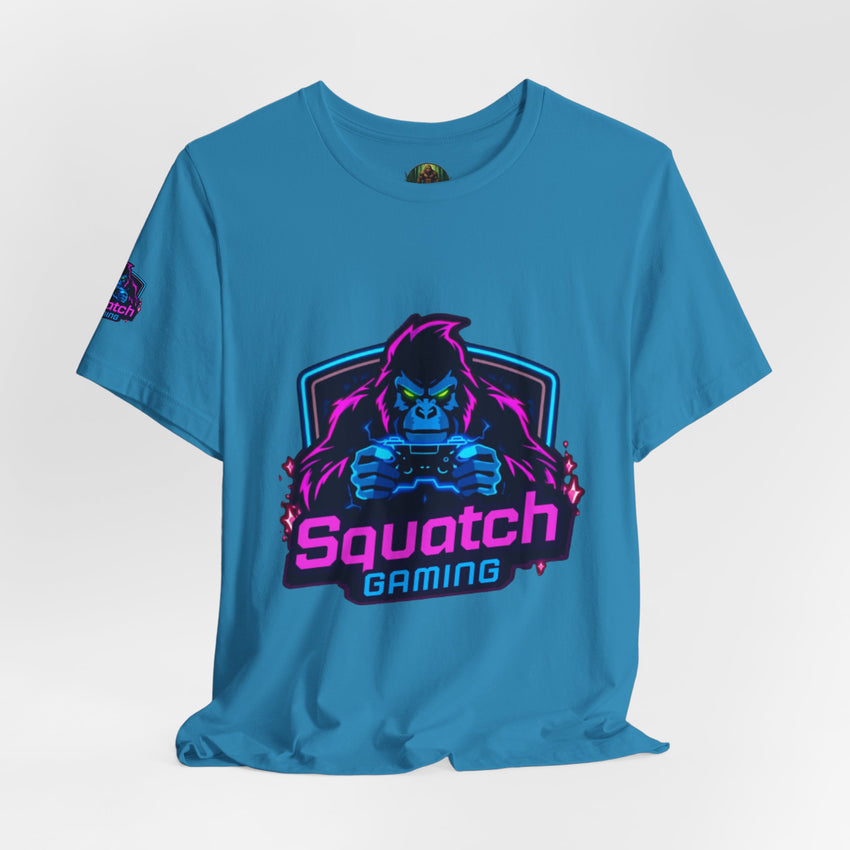 Squatch Gaming Logo Tee | Gamer Badge T-Shirt