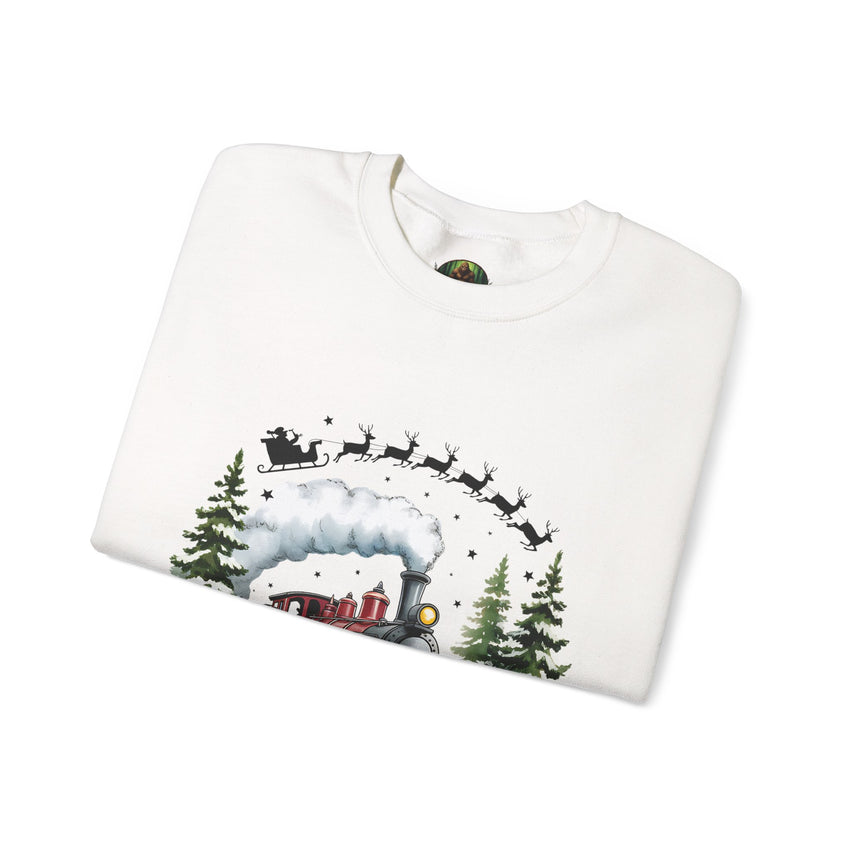 Believe in Santa train sweatshirt , Do you believe?