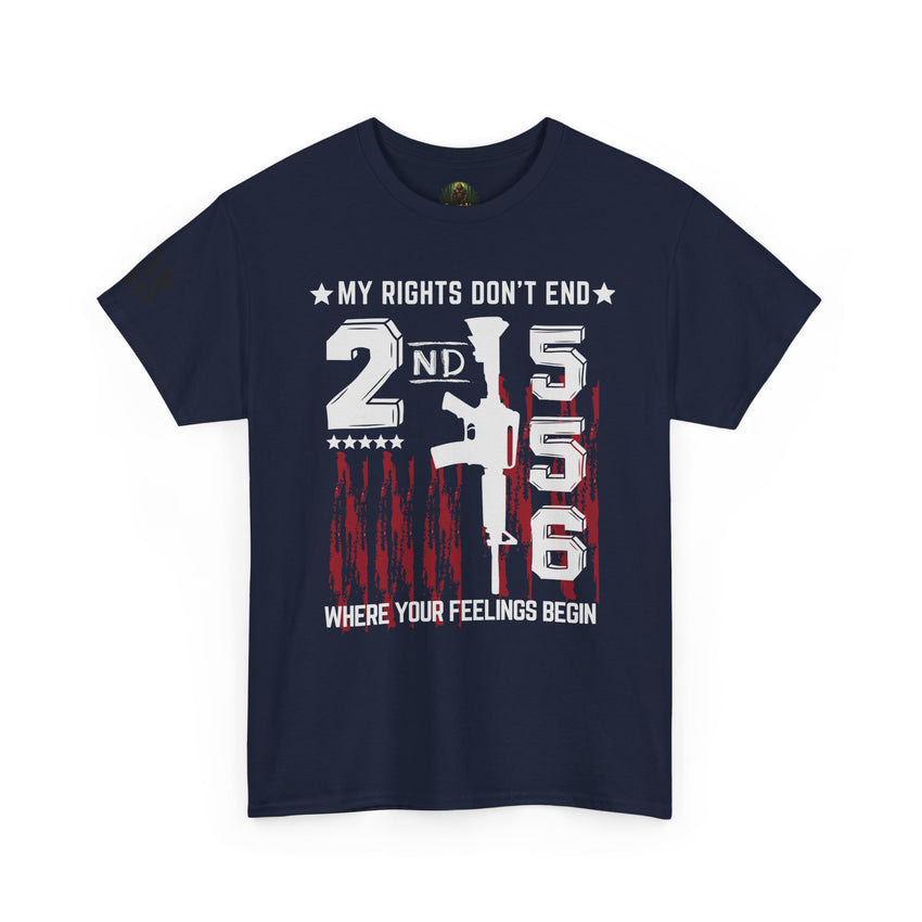 Unisex Heavy Cotton Tee with Empowering Gun Rights graphics