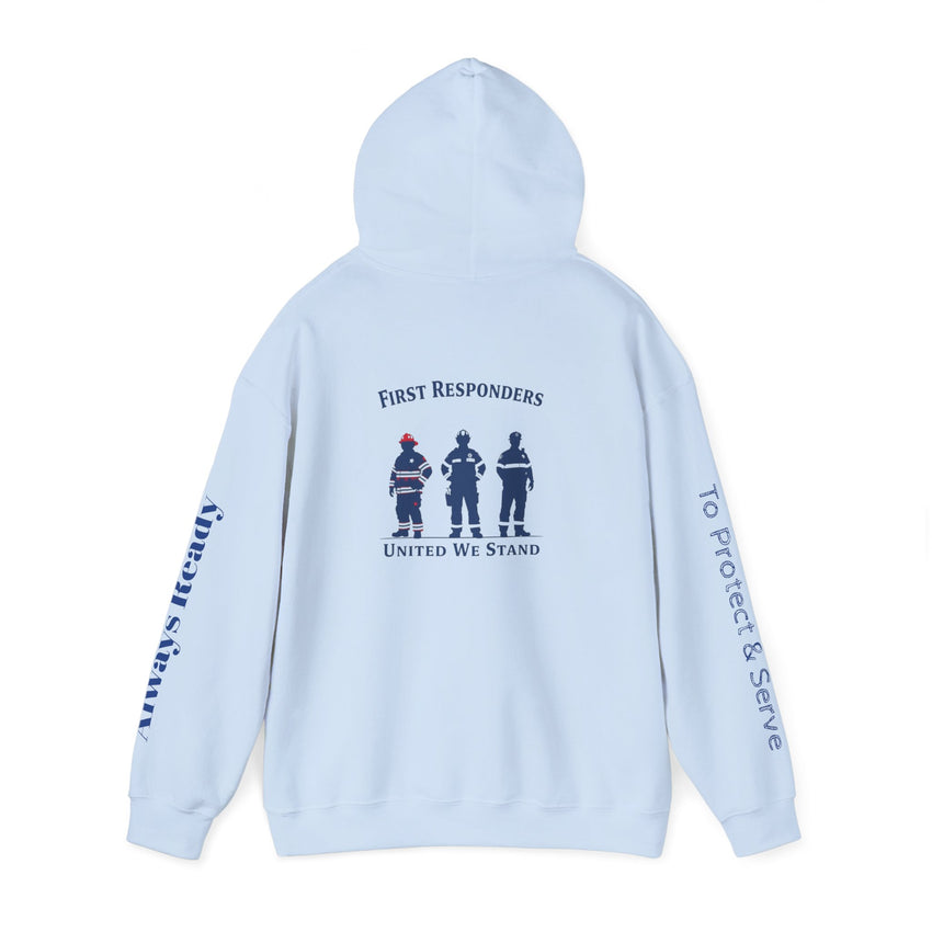 First Responders Unisex Hoodie - Honor, Support & Unite