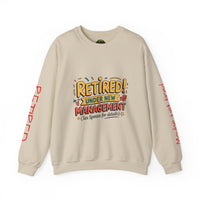Retired Under New Management Crewneck Sweatshirt, Perfect Gift for Retirement, Funny Sweatshirt, Casual Wear, Retirement Party Essential