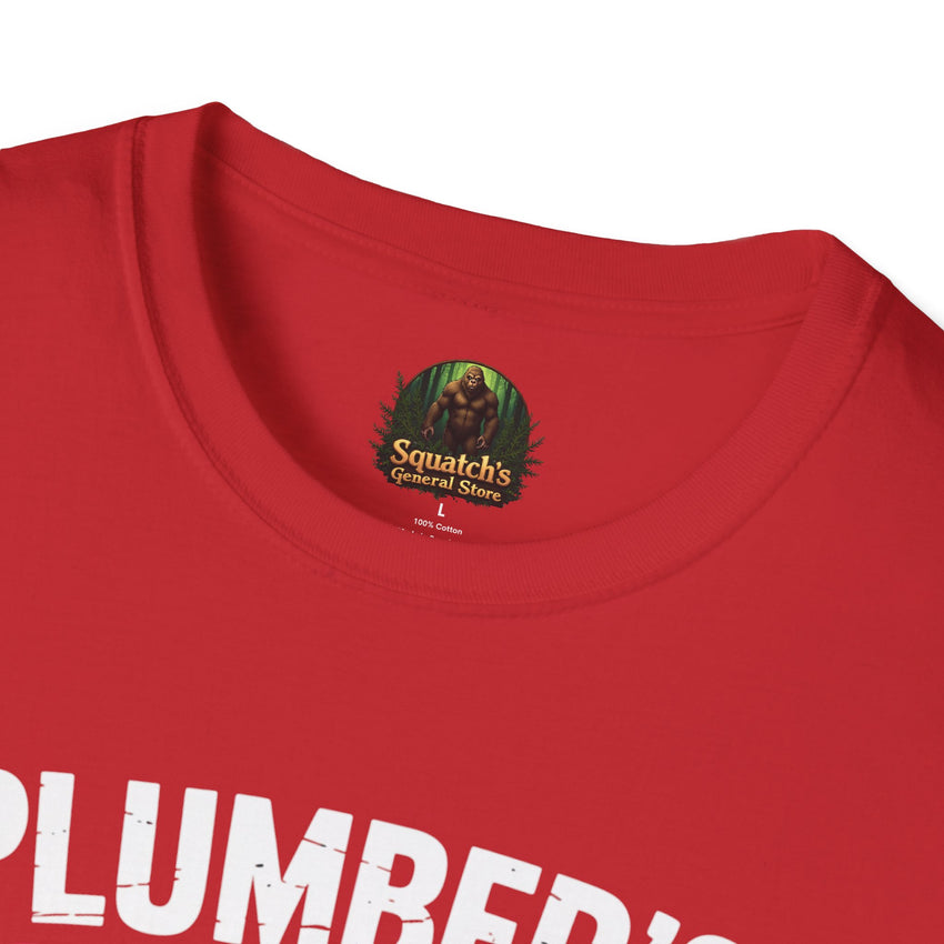 Plumber's Wife Funny Quote T-Shirt | Tradeswoman Spouse Shirt