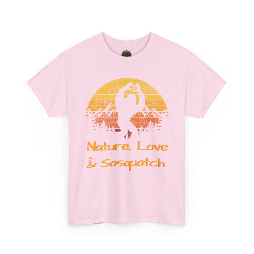 Nature,Love & Sasquatch Tshirt