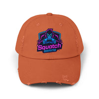 Squatch Gaming logo Cap | Neon Sasquatch gamer hat