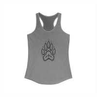 Pet Paw Print Tank Top | Paw Print Graphic Racerback Tank