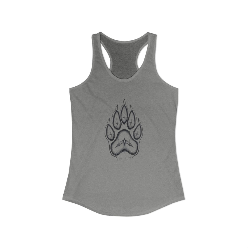 Pet Paw Print Tank Top | Paw Print Graphic Racerback Tank