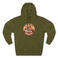 Trucker Strong Wife Fleece Hoodie