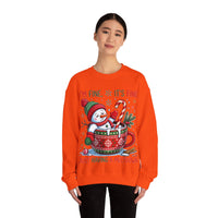 Im fine snowman Christmas sweatshirt