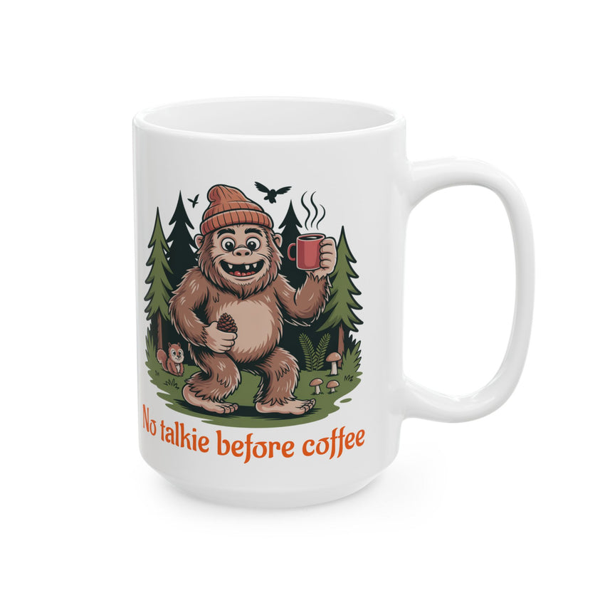 Funny Camping Mug  No Talking Before Coffee 11oz & 15oz