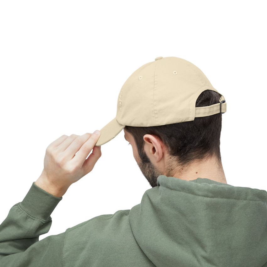 Gone Fishing Distressed Cap - Unisex Fishing Hat for Outdoor Enthusiasts