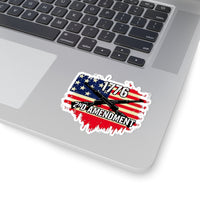 Patriotic 2nd Amendment Kiss-Cut Stickers - Reflect Your Rights