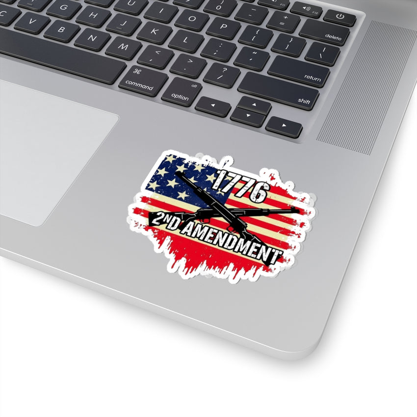 Patriotic 2nd Amendment Kiss-Cut Stickers - Reflect Your Rights