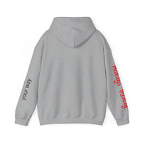 Proud Firefighter Hooded Sweatshirt  Unisex Heavy Blend