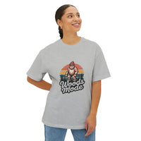 Retro Bigfoot Woods Mode Unisex Oversized Tee