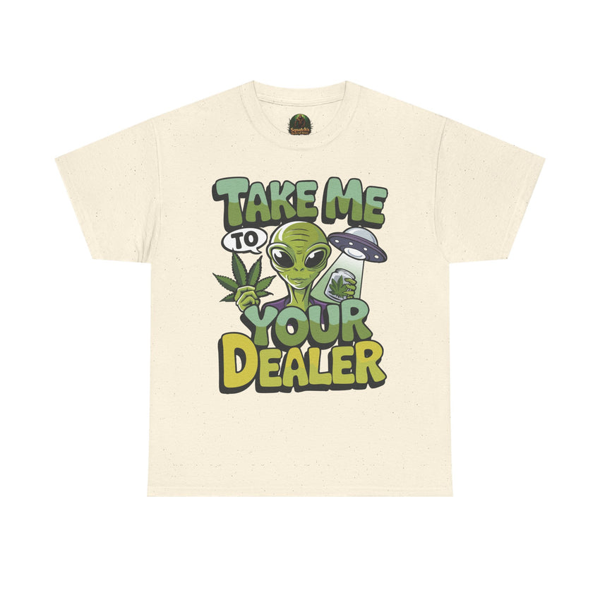 Alien Humor T-Shirt - Funny Graphic Tee for UFO Lovers