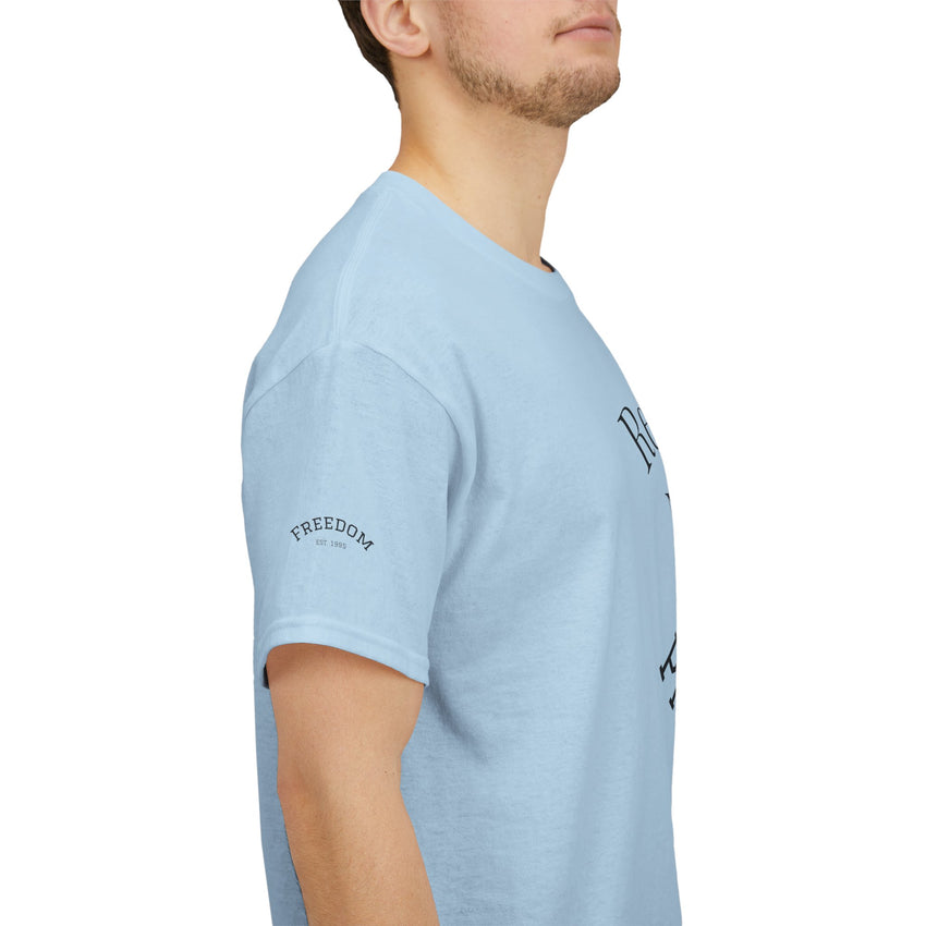 Retired Not My Problem Unisex Heavy Cotton Tee - Casual Comfort for Retirement Celebrations