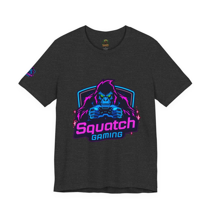 Squatch Gaming Logo Tee | Gamer Badge T-Shirt