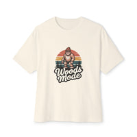 Retro Bigfoot Woods Mode Unisex Oversized Tee