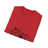 Believe Sasquatch T-Shirt | Bigfoot Mountain Silhouette, Wilderness Theme