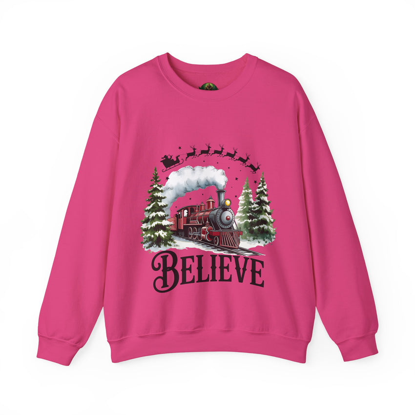Believe in Santa train sweatshirt , Do you believe?